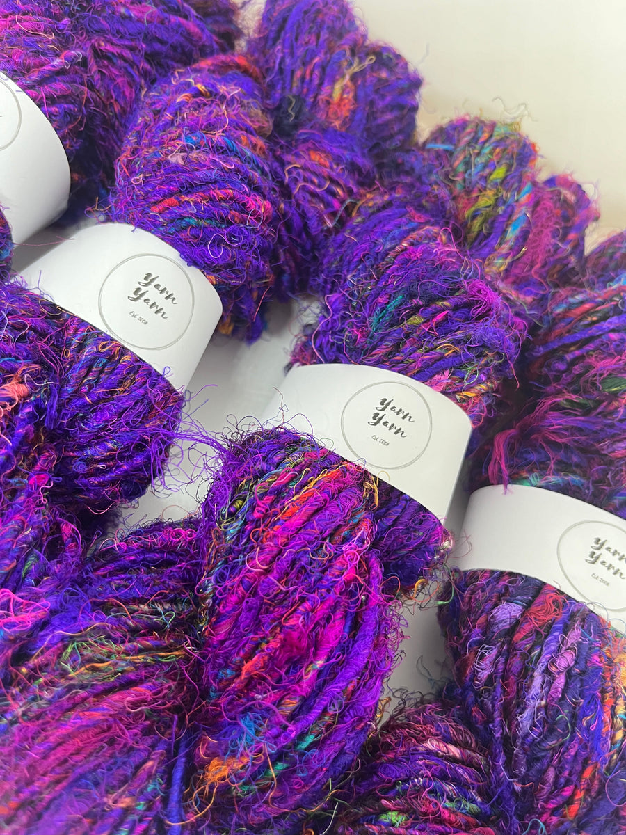 Handspun silk yarn Yarn Yarn