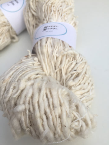 Raw cotton, super soft, variegated and chemical free.