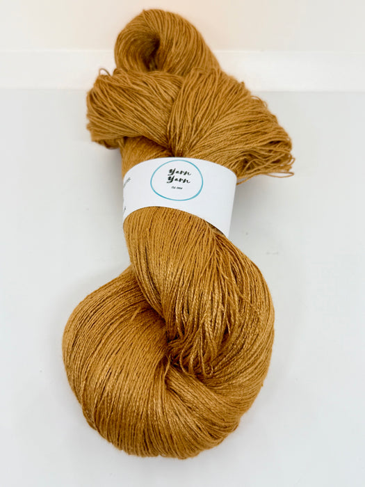 RED eri silk yarn. Ahimsa silk yarn. SOLD OUT